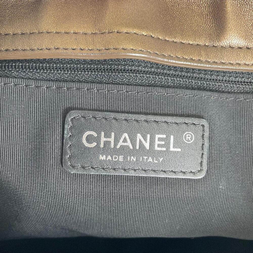 CHANEL Brown Caviar Leather Tote Bag - Picture 14 of 16